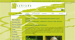 Desktop Screenshot of dendrologickazahrada.cz